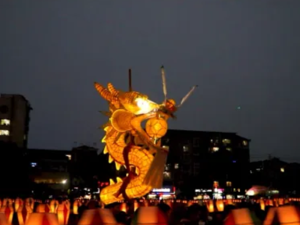 大庸古城澧水夜游邂逅慈利板板龙灯的千年浪漫