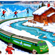 “中国雪都・我的阿勒泰”号旅客列车 为冰雪旅游注入强劲动能