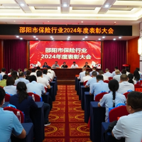 表彰先进立标杆   凝聚力量启新程——邵阳市保险行业2024年度表彰大会举行