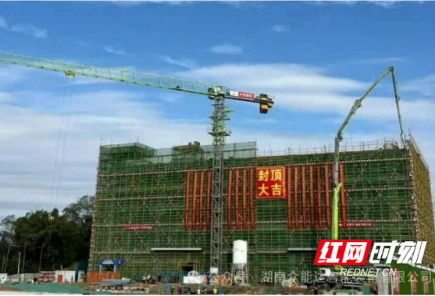 金秋结“硕果” 望城经开区一批重大项目集中封顶