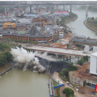 爆破有“南岭”：湖南这座铁路桥服役51年圆满谢幕