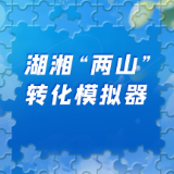 交互海报丨湖湘“两山”转化模拟器