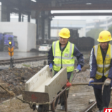 郴州陆港新建铁路专用线项目建设正酣