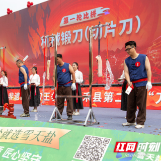 湖南省嘉禾县成功举办第二届“刀王”大赛：淬火千锤锻利刃 非遗传承绽新光