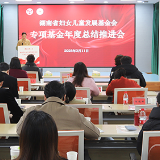 湖南省妇女儿童发展基金会召开2024年度专项基金总结推进会