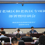 湖南省老城区和老街区专项调查部署暨培训会召开