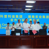 只为一口好猪肉 湖南农业集团与法国科普利信深度合作