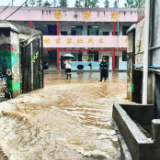 防汛一线丨幼儿园115名师生刚转移，学校即被洪水围困