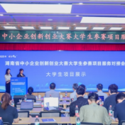 2025年“创客中国”湖南省中小企业创新创业大赛大学生参赛项目服务对接会举办