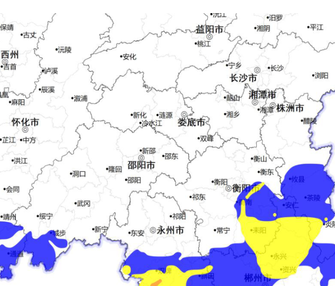 蓝黄橙预警齐发！湖南这些地区要注意防范山洪灾害
