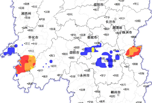 山洪灾害预警！衡阳、株洲、邵阳、怀化、娄底等地需注意
