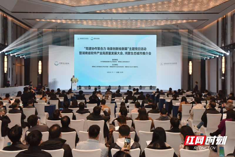 党建引领聚合力 鸿蒙生态启新程——湖南软件产业高质量发展大会、鸿蒙生态城市推介会在长沙召开