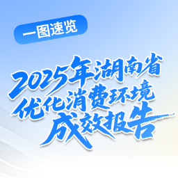 一图速览｜2025年湖南省优化消费环境成效报告