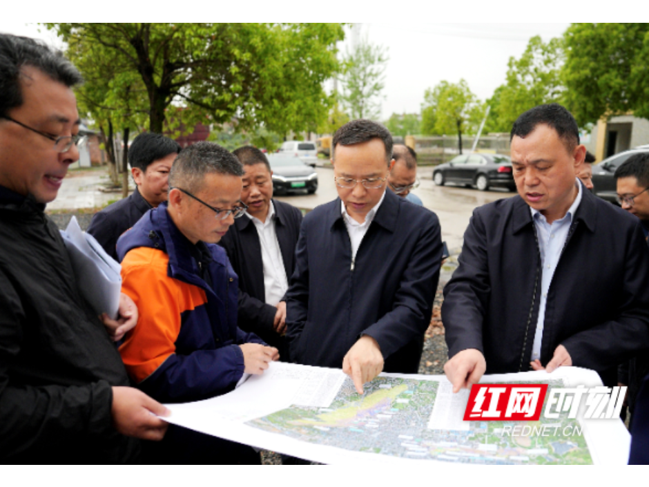 谈文胜到邵东、涟源调研督导石膏矿采空区综合治理与地灾防治工作