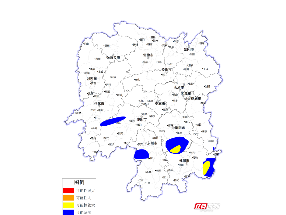山洪灾害预警来了!衡阳、郴州、株洲、邵阳、永州、怀化等地请注意