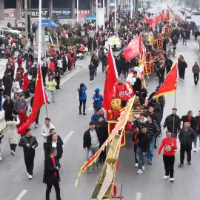 新春走基层丨湖南道县：非遗过大年 巡游闹新春