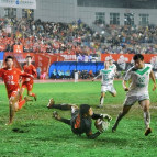 组图丨怀化队主场 1:1 战平强敌郴州队