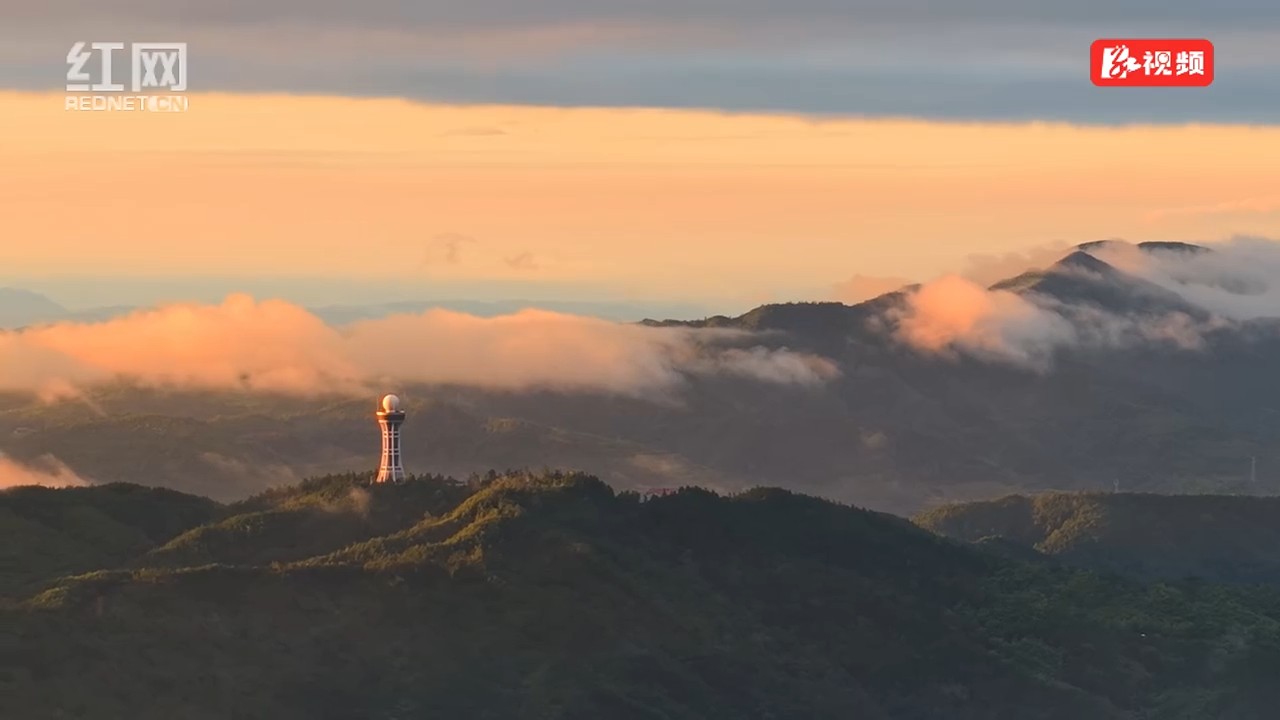 怀化：暴雨初歇 暮色绘长卷