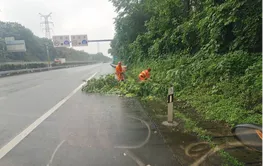 湖南高速集团干杉路产养护管理所全力应对强降雨 保障道路安全畅通