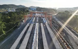 零道高速一、二分部率先完成梁板预制 全力打通架梁通道