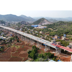 桂新高速建设迎关键进展!全线制梁任务圆满完成