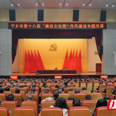 楚沩大地“廉”风劲 宁乡持续擦亮“廉政文化周”品牌