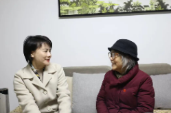 崔晓蒋君开展春节走访慰问