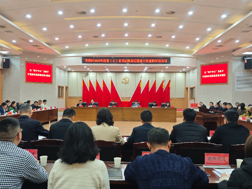 芙蓉区召开2025年度党（工）委书记抓基层党建工作述职评议会议
