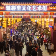 山南“雅砻里”文化艺术街正式迎客 点亮高原夜间经济