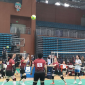 银发健儿齐聚岳阳 湖南省第十一届老年人运动会气排球比赛开幕