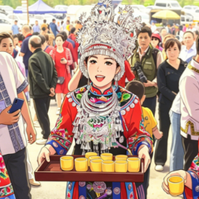 四月八遇绥宁②丨一杯拦门酒、一碗黑米饭，藏尽苗乡人间味