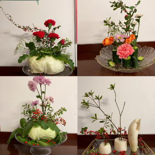 昭山和平小学开展“蔬菜花艺话廉洁”主题创作活动