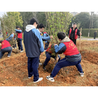 湘潭市第三中学学子开展植树节主题活动