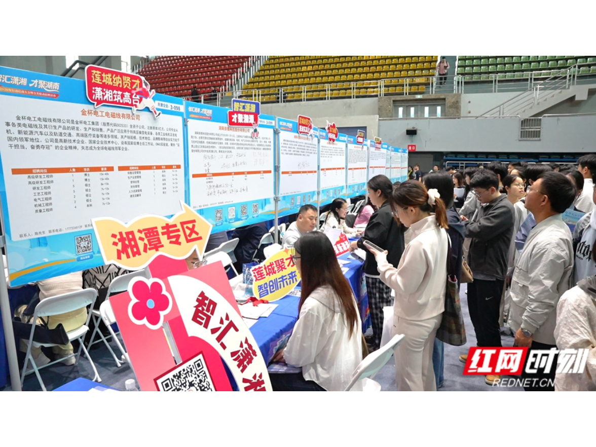 “智汇潇湘 才聚湖南”行动启动 湘潭百企千岗纳贤才