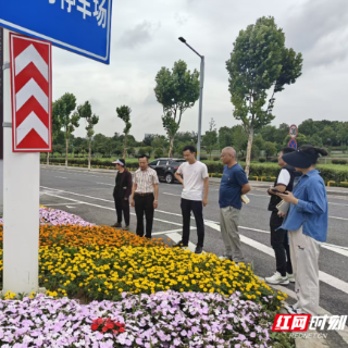 湘潭园林以“党建红”引领“园林美” 花小钱“绣”出高颜值迎旅发大会
