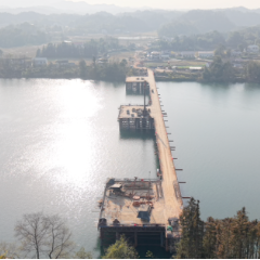 资江栗山河大桥:一桥牵两岸,万众筑梦行