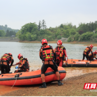 桂阳县：以演促练 提升水域应急救援能力