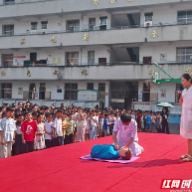 汝城县：急救科普进校园 筑牢青少年防溺水安全防线