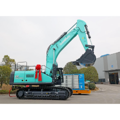 山河智能SWE700FE电动挖掘机成功交付,助力打造绿色智慧矿山