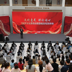 文化惠民 理论润心 习近平文化思想进基层微宣讲走进岳阳