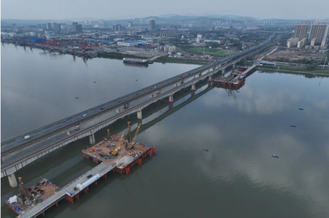 长赣高铁再传捷报!长沙湘江特大桥主桥关键节点有突破