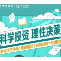 长图丨招商银行长沙分行提醒您：科学投资 理性决策