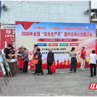 苏仙区飞天山镇开展安全生产咨询日活动