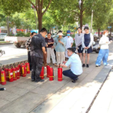 苏仙区东湖社区开展消防安全应急演练活动