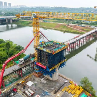 湘赣通道建设提速！长赣高铁捞刀河特大桥有新突破