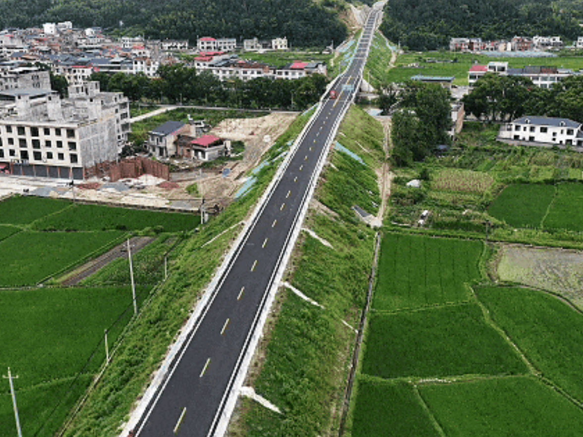 路通人和!S316石牛寨至长庆公路跑出乡村振兴“加速度”