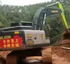 昼夜鏖战铁甲护横州 中联重科驰援广西