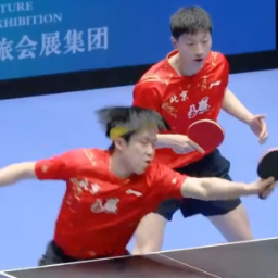国手云集“龙蟒组合”再合体 全国乒乓球锦标赛双打赛长沙挥拍