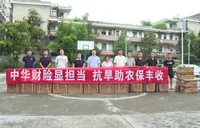 中华财险临武县支公司捐赠抽水泵助力农业生产