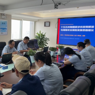 太安研究院湖南分中心举办“十五五”涉农政策解读会 助力太保农险高质量发展